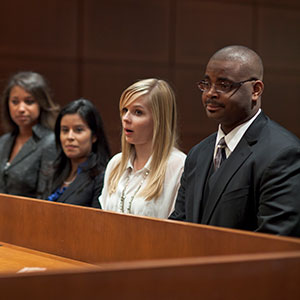 Students in a mock trial. Links to Donor-Advised Funds daf.jpg